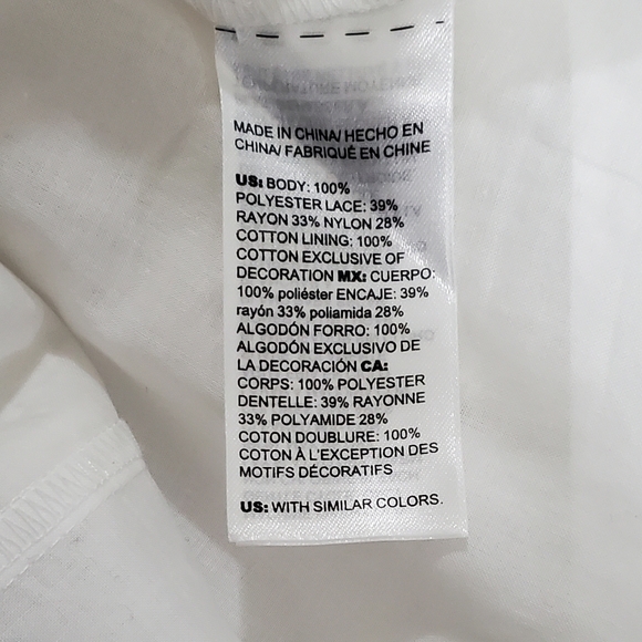 White House Black Market White Lace Blouse - Picture 13 of 13